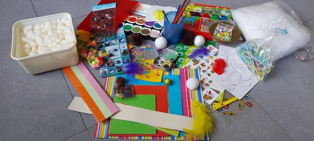 Pakket knutselgerief., Hobby en Vrije tijd, Ophalen of Verzenden, Gebruikt
