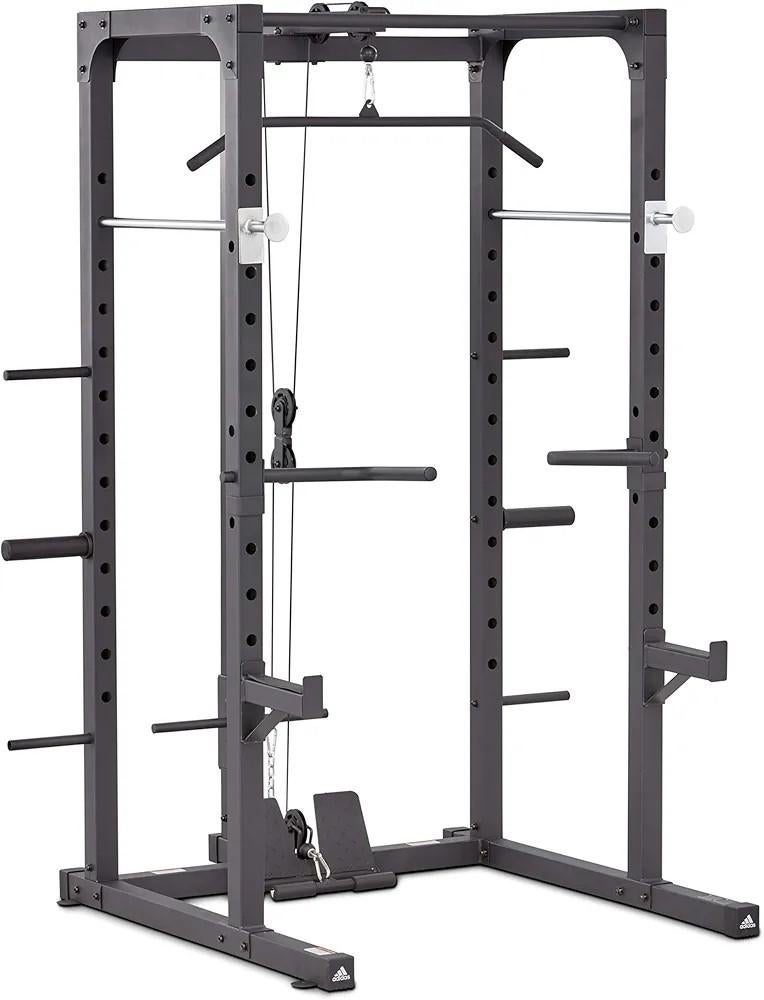 Adidas Home Rig krachttrainingsset+bank en standaard, Ophalen, Zo goed als nieuw
