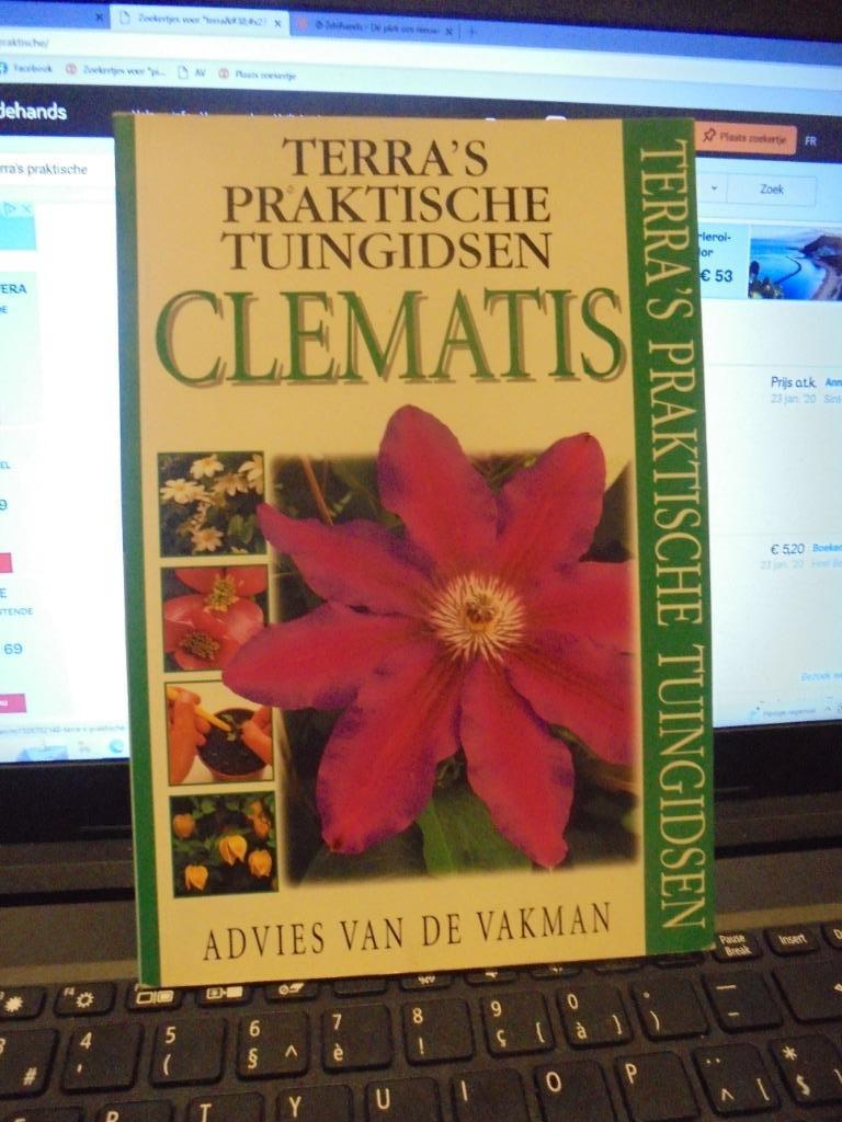 terra's praktische tuingidsen clematis, Enlèvement ou Envoi, Comme neuf, Jardinage et Plantes de jardin