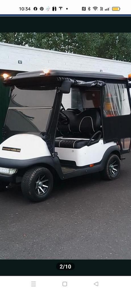 Club Car Precedent 2013 - 4 passagiers - met nummerplaat., Ophalen, Gebruikt, Golfkar, Overige merken