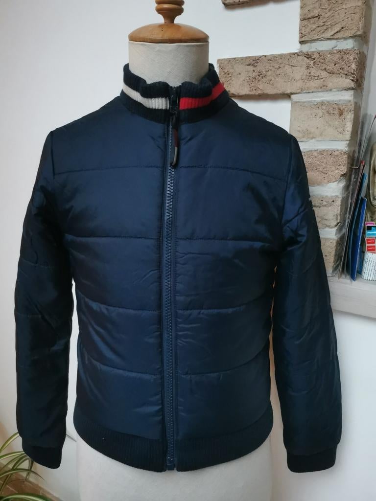 Heel mooi donker blauw dons jasje van Tommy Jeans, Kleding | Dames, Maat 38/40 (M), Blauw, Ophalen of Verzenden, Zo goed als nieuw