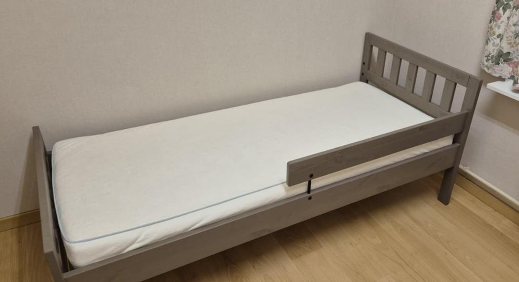Kinderbedje 160x70cm met matras, Neuf, Matelas, 70 à 85 cm, Enlèvement