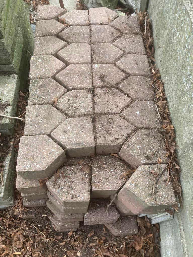 Klinkers met punt, Enlèvement, Briques, Moins de 5 m², Béton