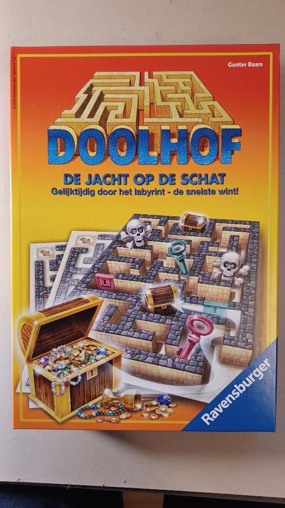 Gezelschapsspel - DOOLHOF - De jacht op de schat, Ophalen, Nieuw, Ravensburger