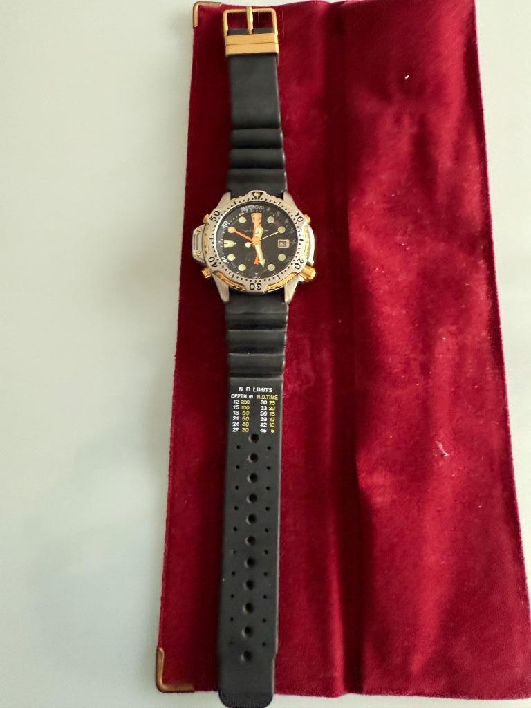 Nouveau et rare Citizen Promaster Aqualand noir/doré, Enlèvement ou Envoi, Citizen, Acier, Autres matériaux