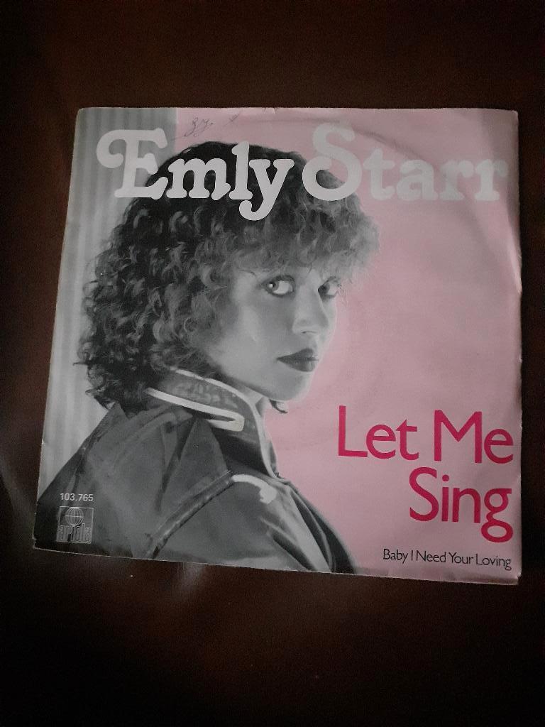 45T Emly Starr : Let me sing (Belpop), Cd's en Dvd's, Ophalen of Verzenden