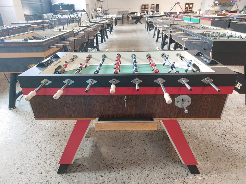 Table de football rétro, remise à neuf, kicker, sjotter, Enlèvement, Utilisé
