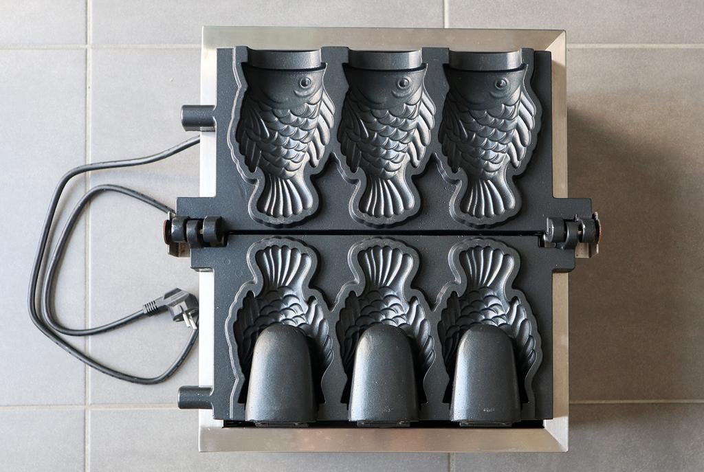 Taiyaki ijshoorntje wafelijzer (NIEUW), Enlèvement, Plaques amovibles, Neuf