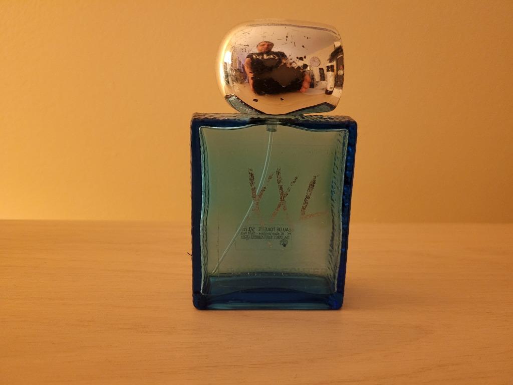 bouteille de parfum vide XXL 50 ml, Enlèvement ou Envoi, Utilisé, Bouteille de parfum