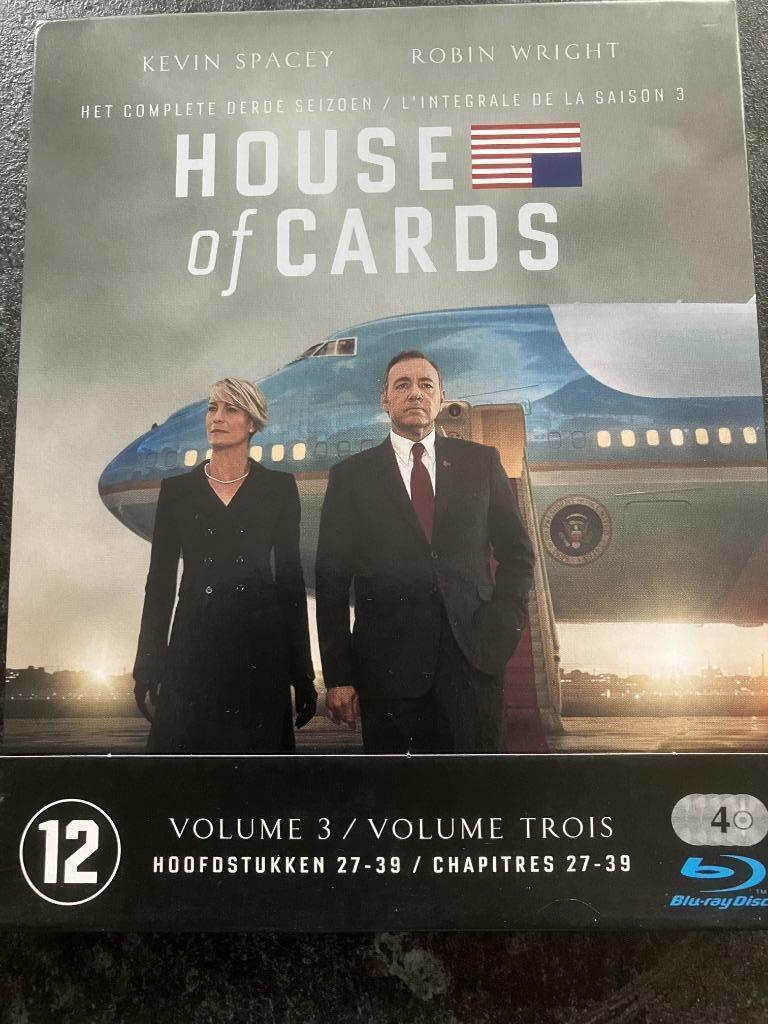 House Of Cards, seizoen 3 Blu-ray, CD & DVD, Blu-ray, Envoi, Comme neuf, TV & Séries télévisées, Coffret