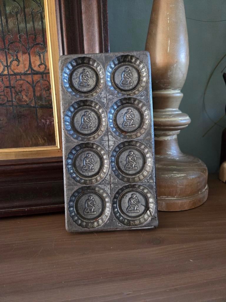 Antieke chocoladevorm, Antiek en Kunst, Ophalen of Verzenden
