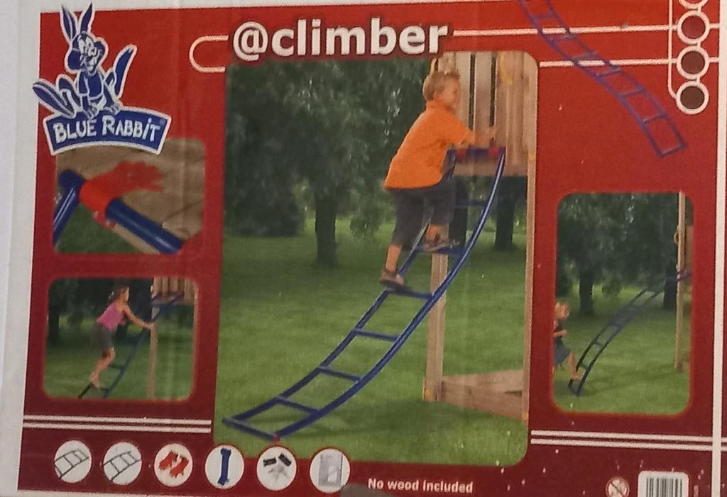 NIEUWE Blue rabbit climber klimladder