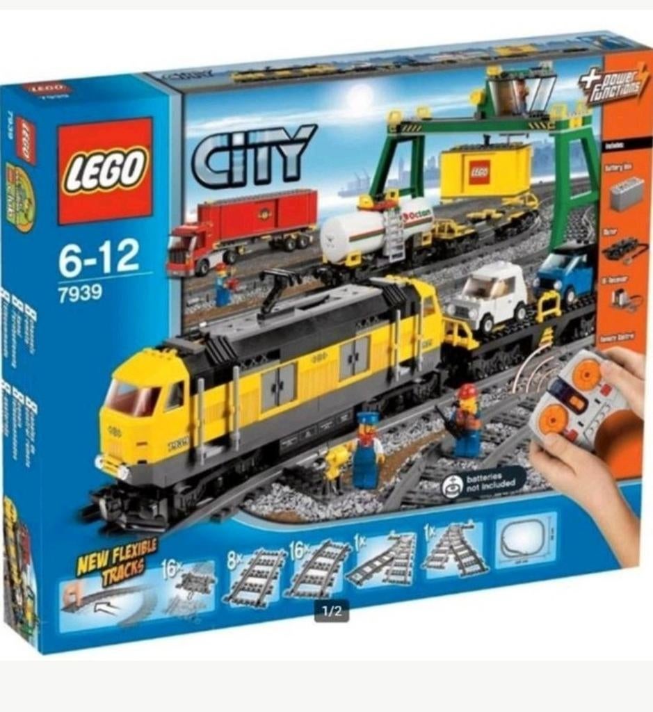 Lego 7939  Train de marchandise, Enlèvement, Comme neuf, Lego