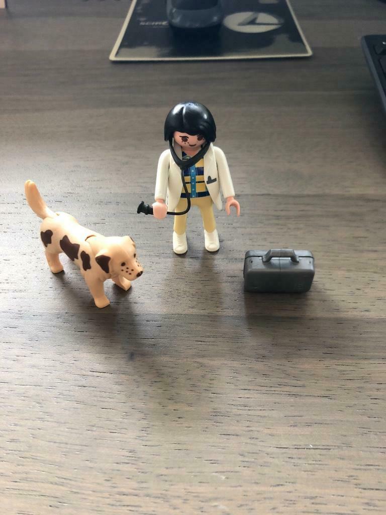Playmobil dierenarts met hond, Kinderen en Baby's, Ophalen, Gebruikt, Complete set