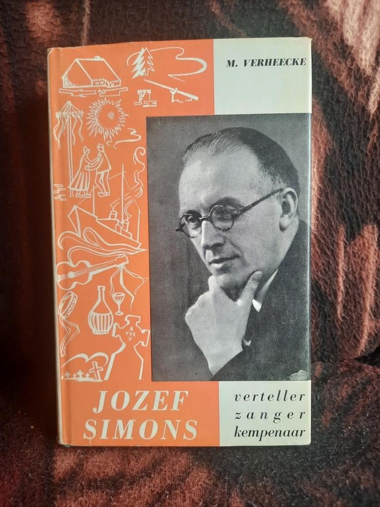 Jozef Simons Verteller Zanger Kempenaar M. Verheecke 1963, Boeken, Biografieën, Gelezen, Ophalen of Verzenden