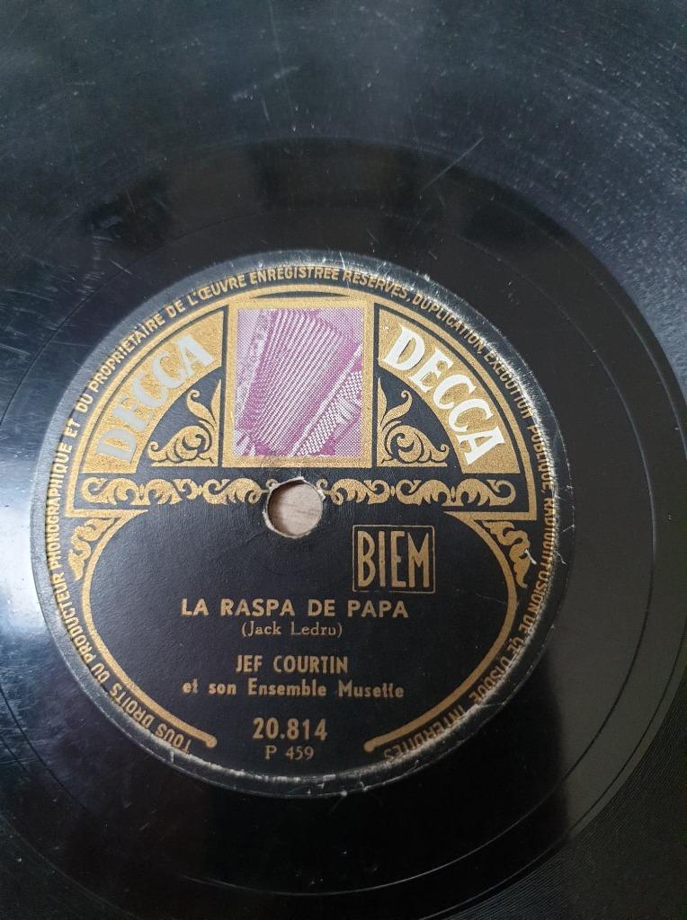 Jef Courtin 78 toerenplaat, Ophalen of Verzenden