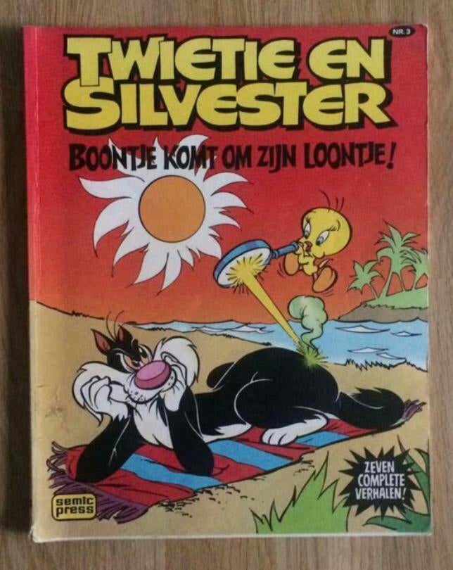 Twietie en Silvester 3 Boontje komt om zijn loontje 1979, Boeken, Eén stripboek, Ophalen of Verzenden, Gelezen