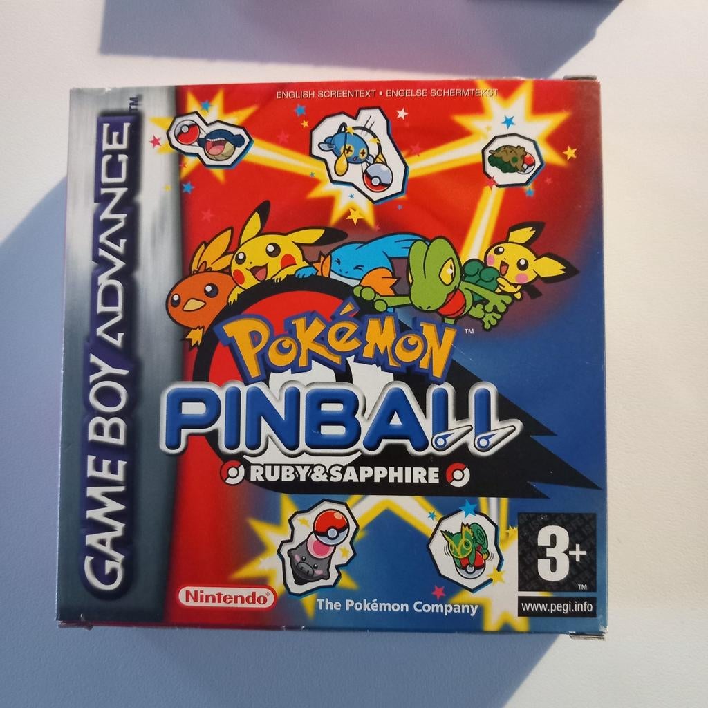 Pokémon Pinball Ruby&Sapphire Nintendo adv, Games en Spelcomputers, Ophalen of Verzenden, Zo goed als nieuw