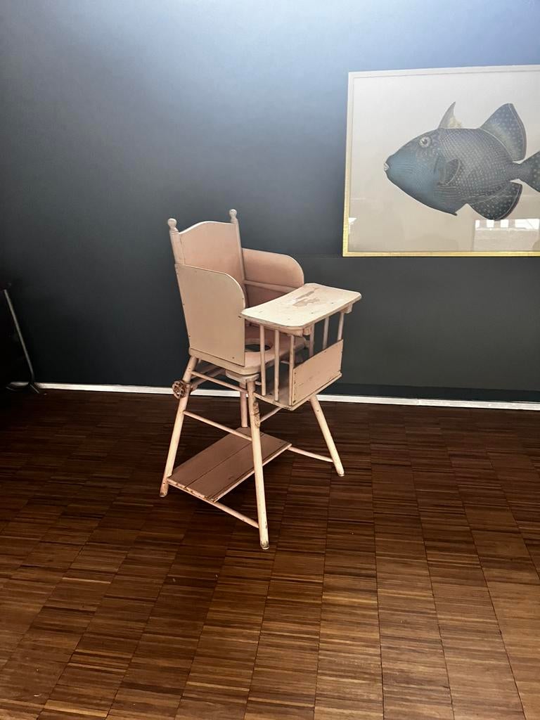 Belle chaise pour enfant en vieux rose, Enlèvement, Utilisé, Table(s) et Chaise(s)