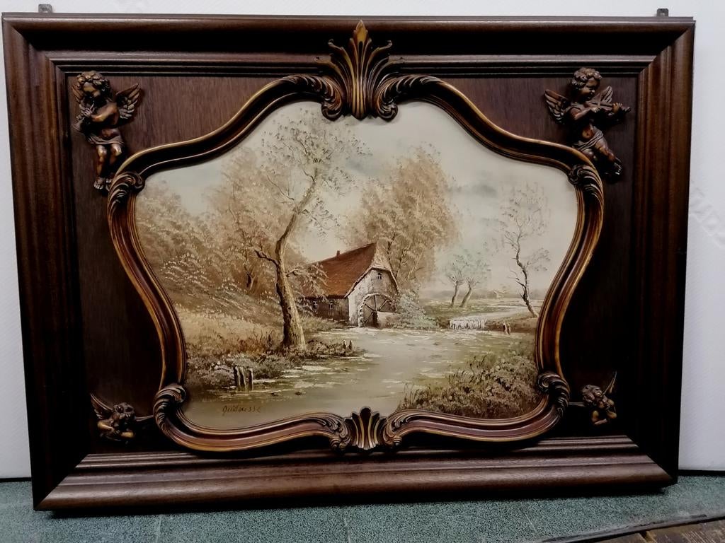 Groot schilderij, Ophalen