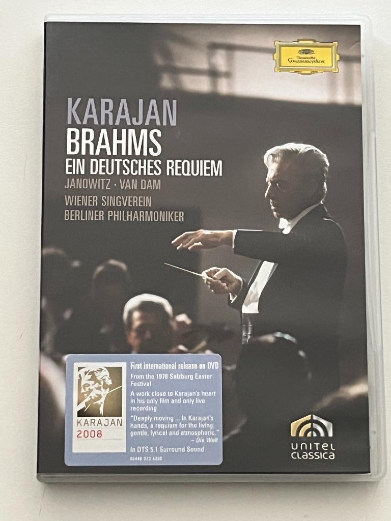 Herbert von Karajan – Brahms: Ein Deutsches Requiem DVD, CD & DVD, DVD | Musique & Concerts, Utilisé, Musique et Concerts, Coffret
