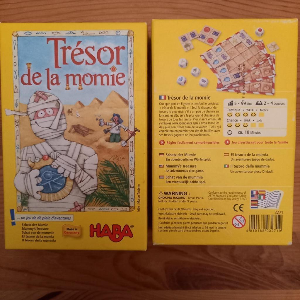 Jeu Trésor de la momie (Haba), Enlèvement, Neuf, Haba