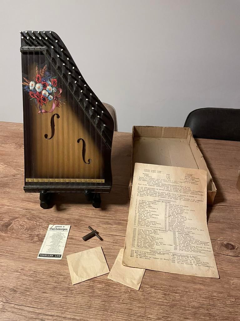 Antieke Cithar Dipano, Muziek en Instrumenten, Snaarinstrumenten | Harpen, Ophalen, Gebruikt