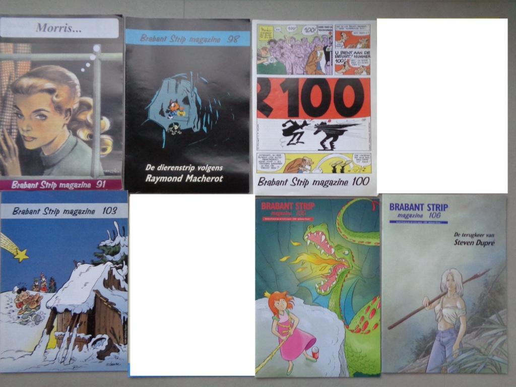 Brabant Strip Magazine- 6 nrs (91,98,100,103,105,106), Ophalen of Verzenden