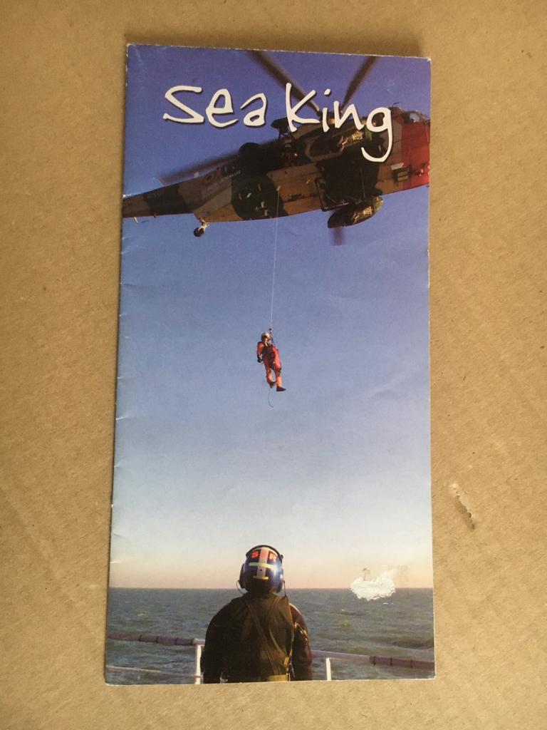 Sea King Display - Seaking crew - 40 Sqn - Basis Koksijde., Verzamelen, Luchtvaart en Vliegtuigspotten, Zo goed als nieuw, Overige typen