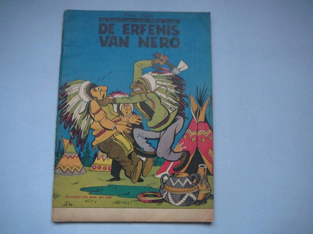 De Erfenis van Nero 1955 Marc Sleen, Gelezen, Marc Sleen, Eén stripboek, Ophalen of Verzenden