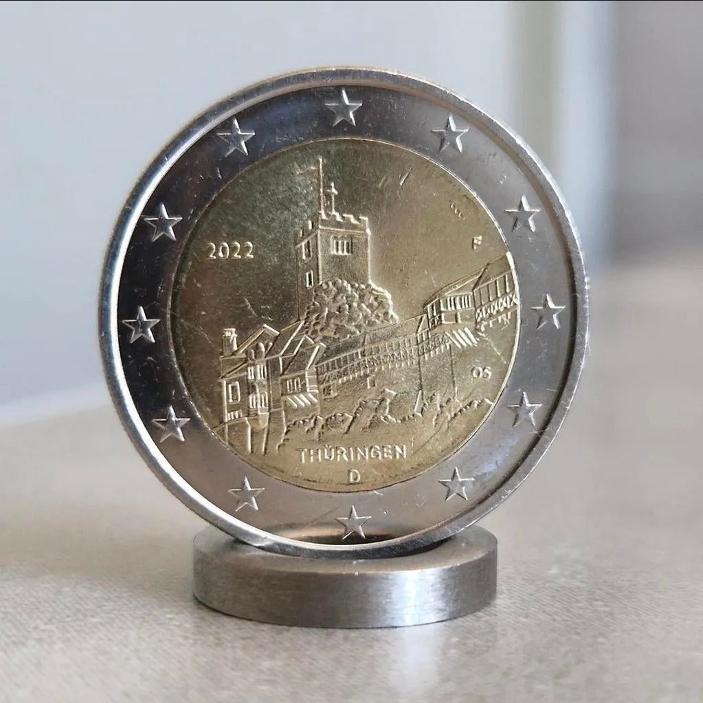2022, Germany , F, 2 Euro Commemorative Coin, Enlèvement ou Envoi, 2 euros
