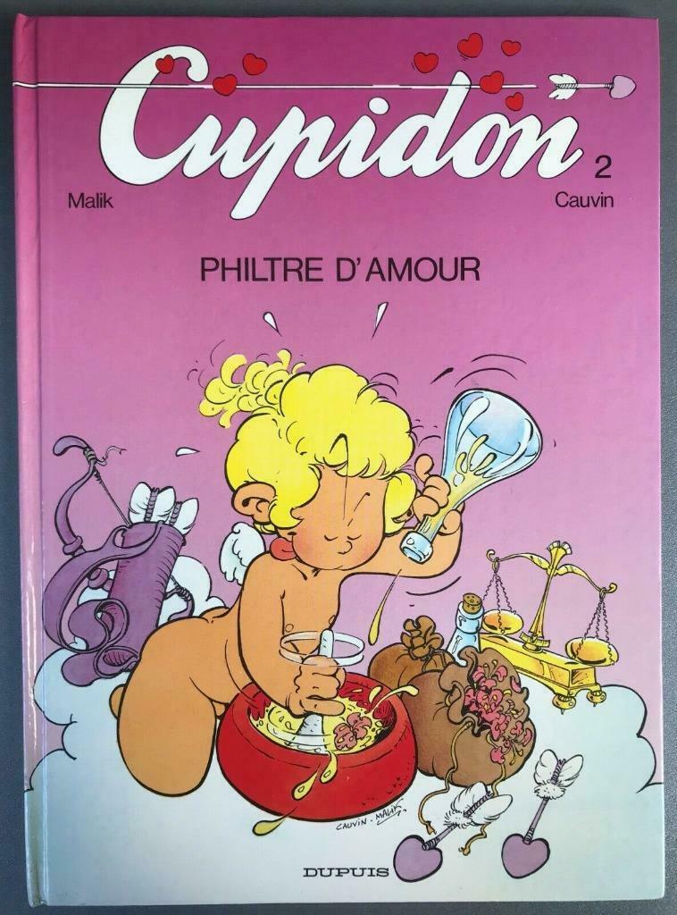 B.D. Cupidon N° 2 : Philtre d'amour Malik/Cauvin *, Une BD, Enlèvement ou Envoi, Utilisé, Malik et Cauvin