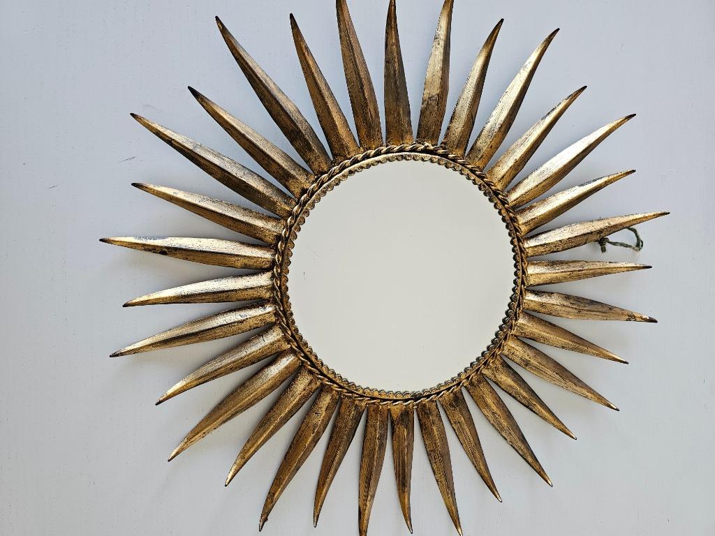 Vintage zonnespiegel, Ophalen of Verzenden