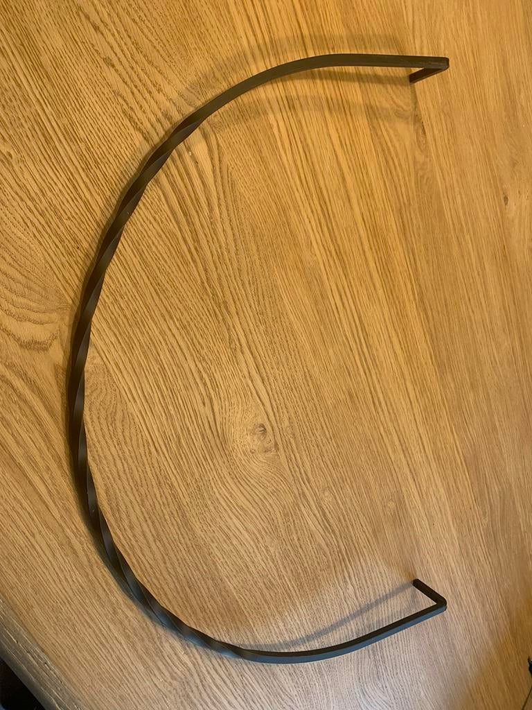 Halve ring voor hemelbed of muggennet, Ophalen, Overige materialen, Eenpersoons, Zwart