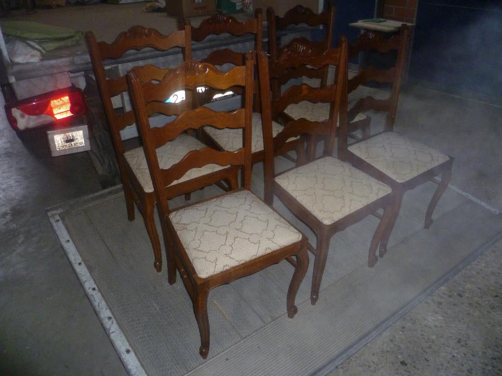 6 MOOIE LOUIS XV STOELEN, Antiek en Kunst, Ophalen