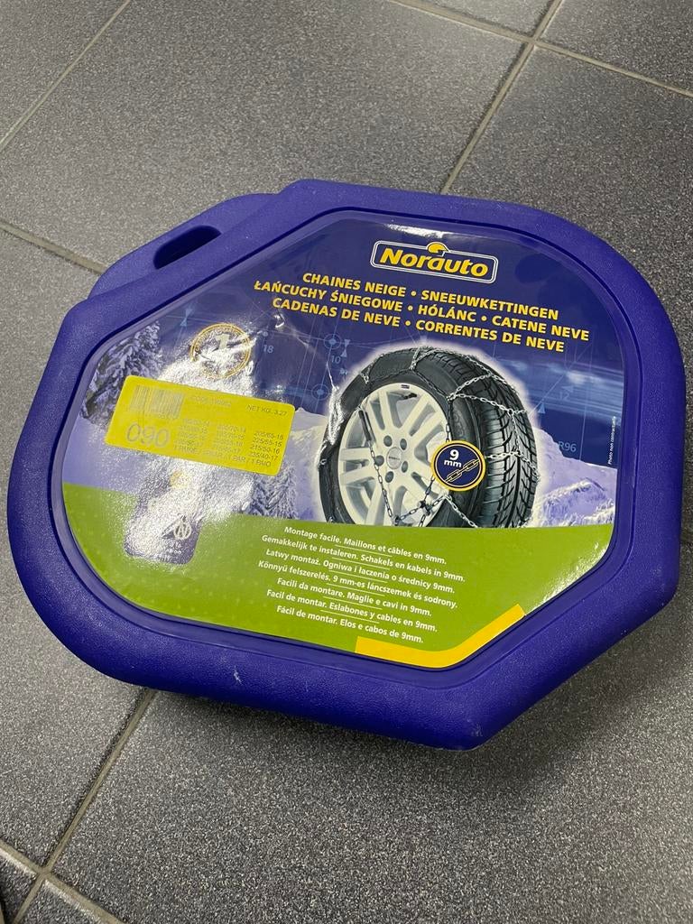 Norauto sneekettingen maat 90 voor 14 15 16 17 inch wielen, Enlèvement, Comme neuf