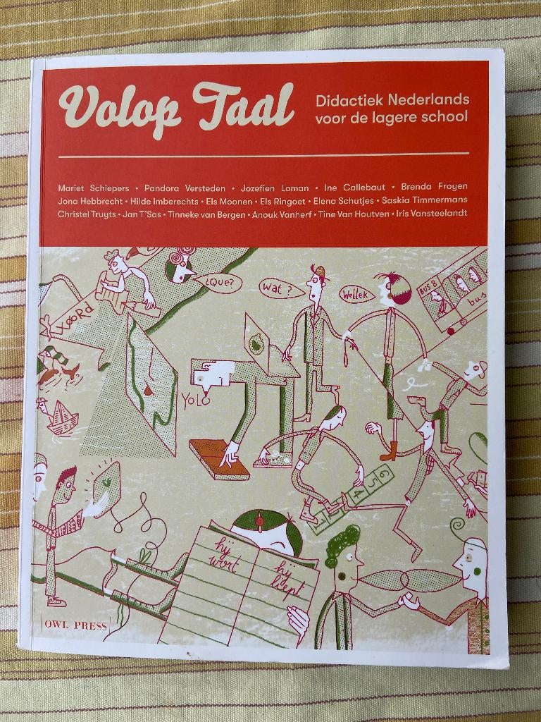 Volop Taal : Didactiek Nederlands voor de lagere school, Enlèvement ou Envoi, Néerlandais, Comme neuf, Diverse auteurs