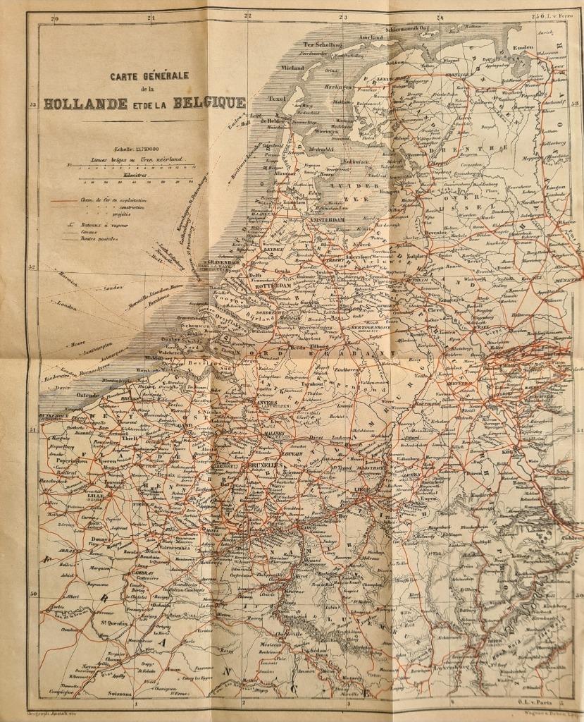 1878 - Hollande & Belgique, Livres, Envoi