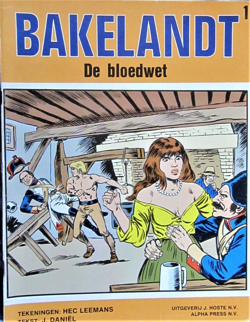 STRIPS BAKELANDT, Boeken, Eén stripboek, Ophalen of Verzenden, Gelezen, Hec Leemans