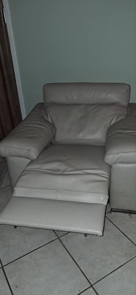 Relax zetel leder natuezzi editions nieuw prijs 3000 euro ., Ophalen