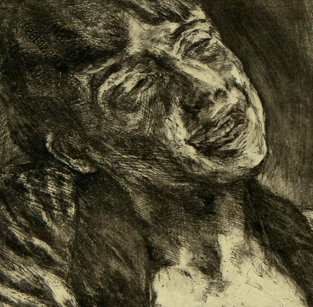 Jos Verdegem ets, Antiek en Kunst, Kunst | Etsen en Gravures, Ophalen