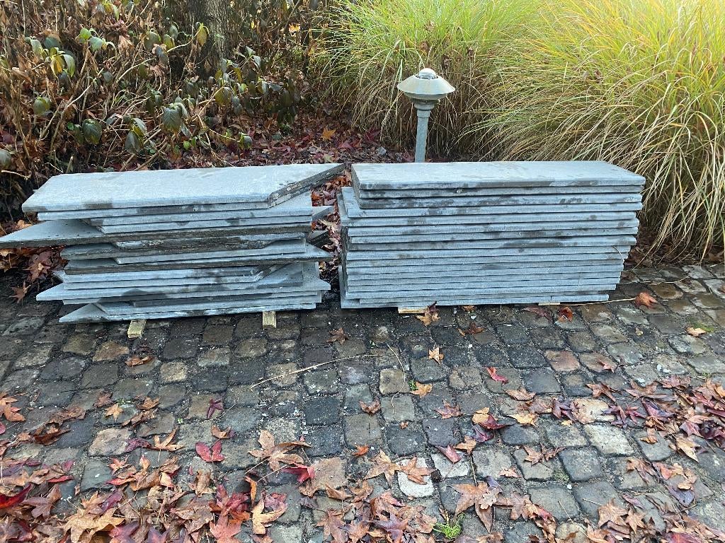 blauwe steen  boord zwembad, Tuin en Terras, Ophalen of Verzenden, Gebruikt, Overige typen