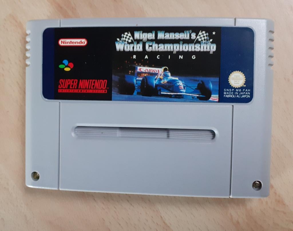 Nigel mansell's world championship racing, Consoles de jeu & Jeux vidéo, Jeux | Nintendo Super NES, Utilisé, Simulation, Enlèvement ou Envoi