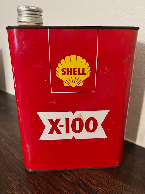 Shell X-100 olieblik, Ophalen