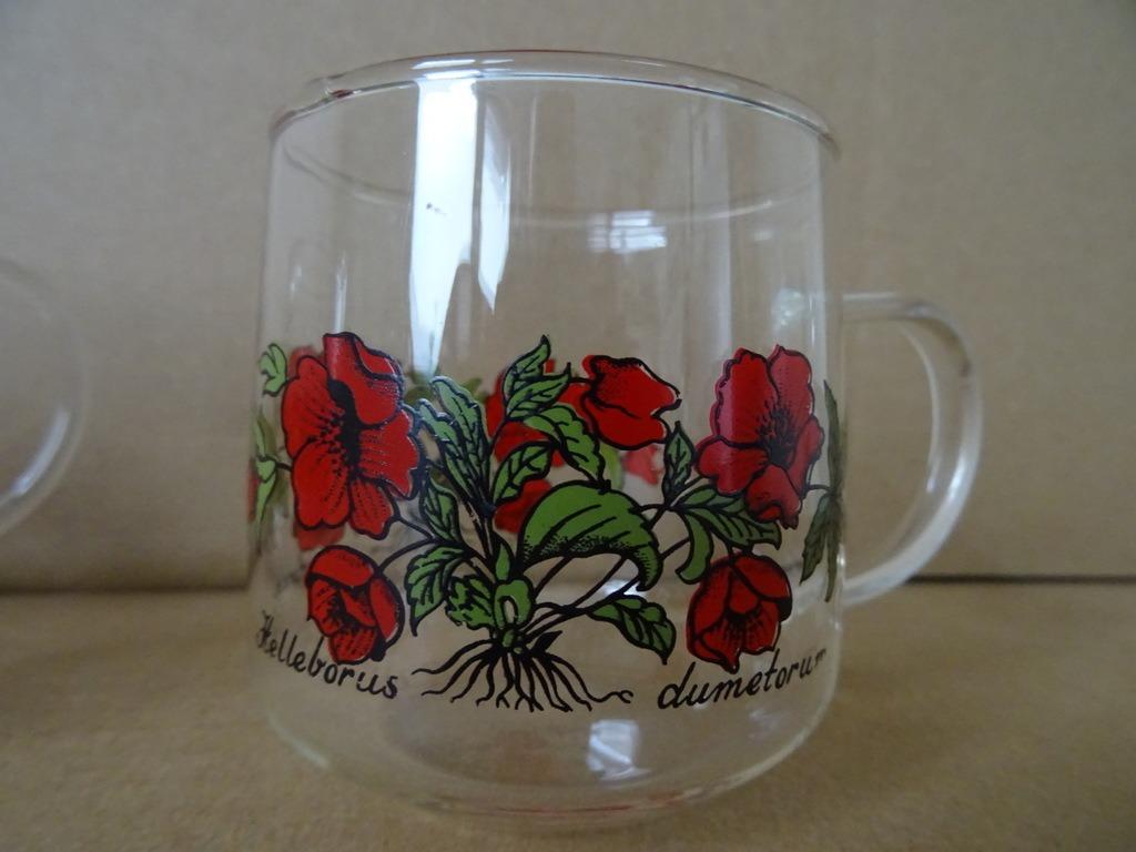 Verres à thé vintage verre à thé vintage décoré de fleurs 3x, Antiquités & Art, Enlèvement ou Envoi