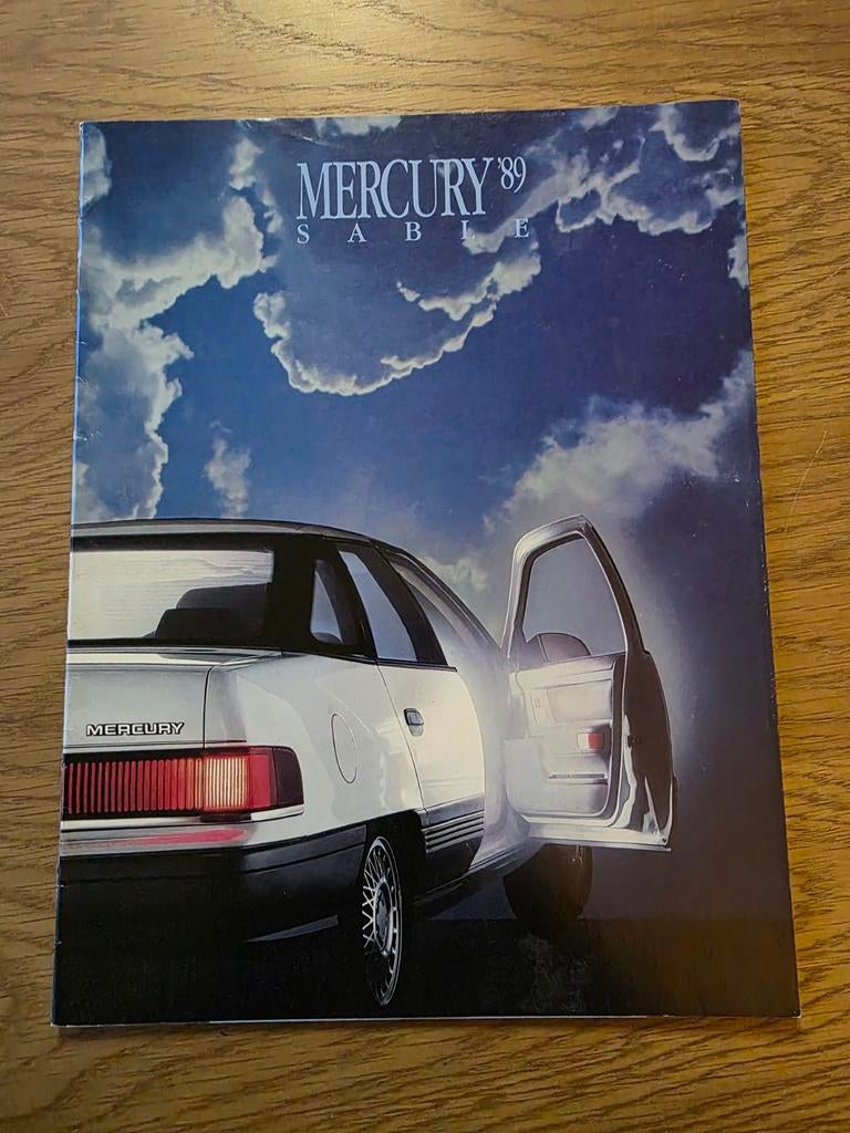 Brochure Mercury Sable 1989, Envoi