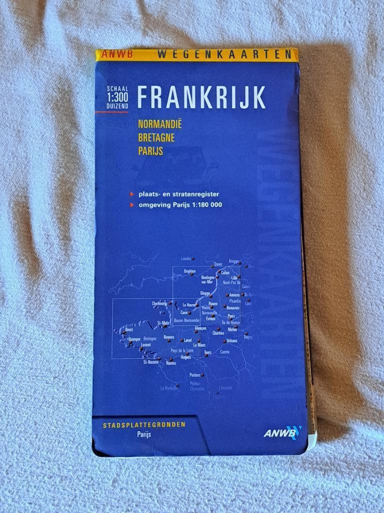 wegenkaart frankrijk, Ophalen of Verzenden, Frankrijk