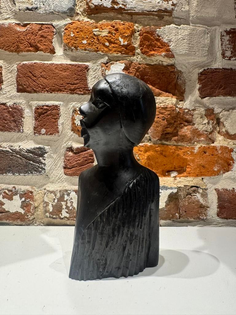 Afrikaans Ebbenhouten beeldje, Antiek en Kunst, Ophalen of Verzenden