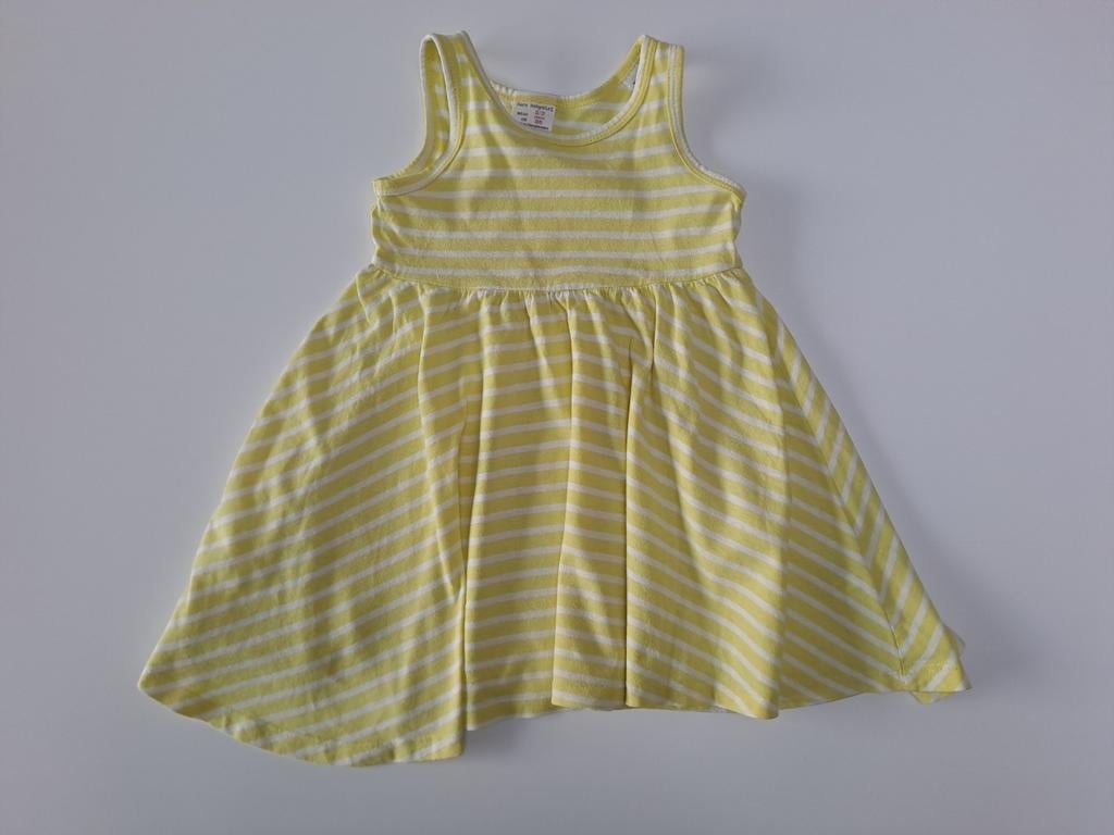 Robe sans manches à rayures jaunes blanches t 98, Enfants & Bébés, Vêtements enfant | Taille 98, Utilisé, Fille, Robe ou Jupe