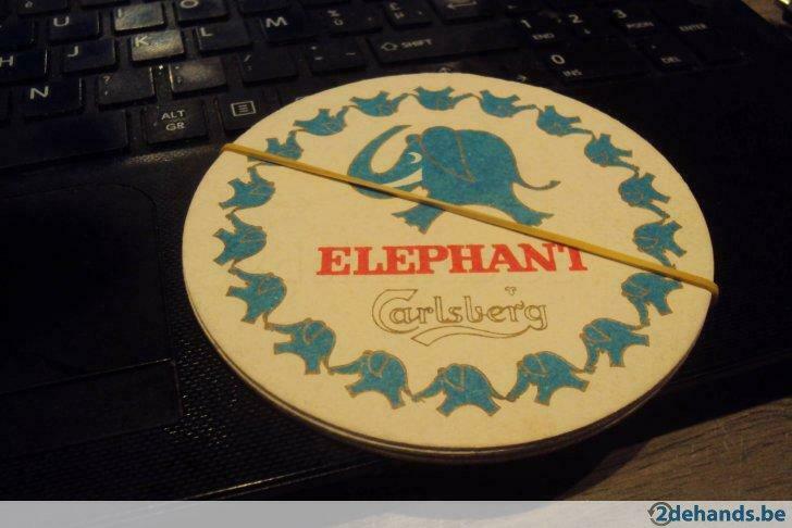 Elephant carlsberg, Collections, Utilisé